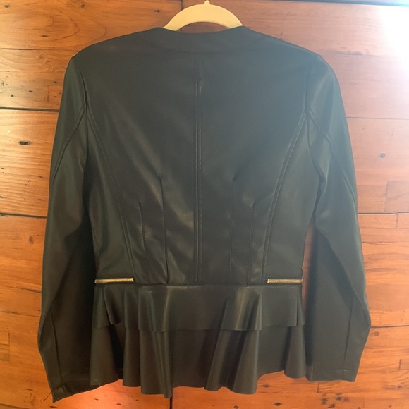 Cleo black pleather jacket. - Picture 3 of 3
